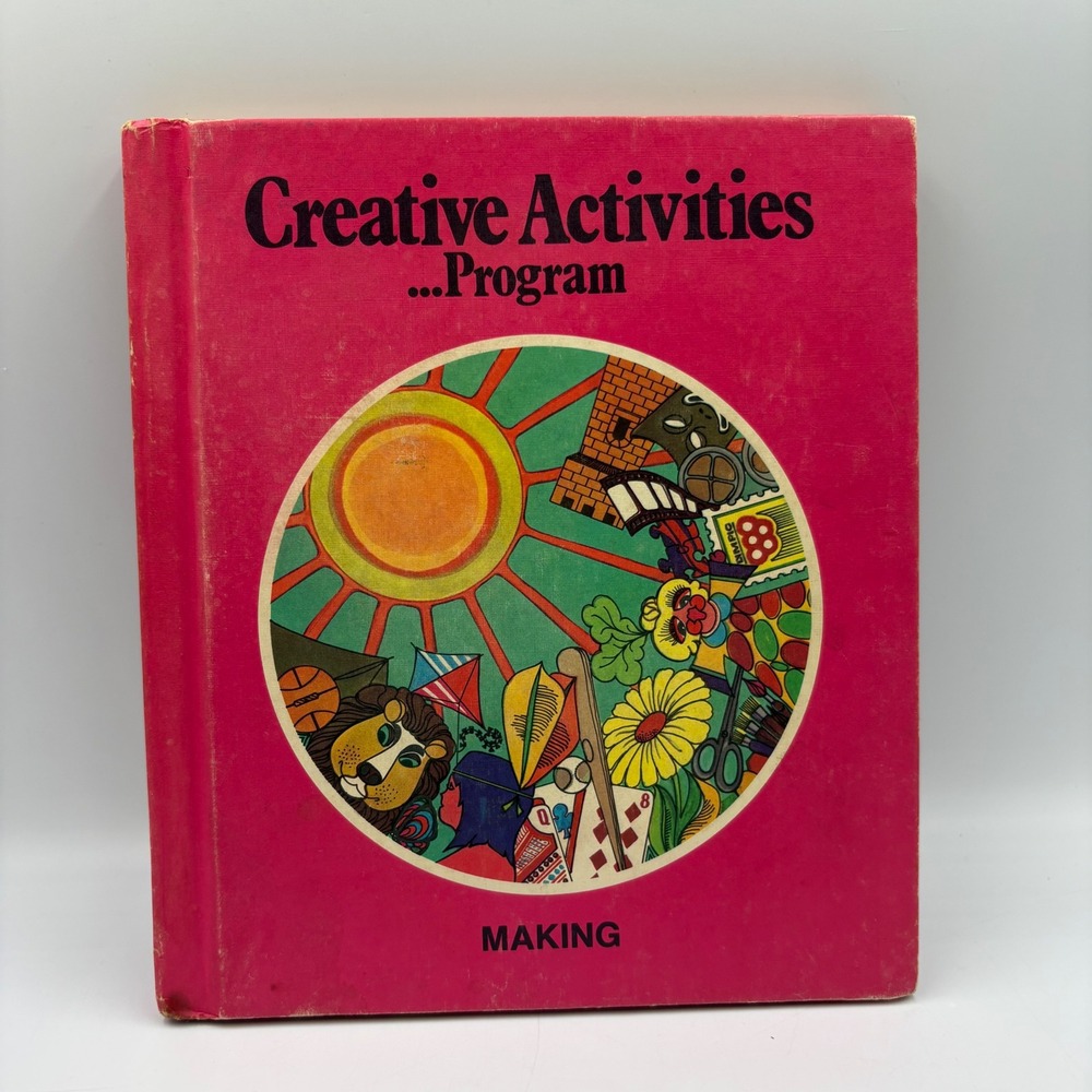 Regensteiner Creative Activities Program Making Book Kids Pink Good Vintage 74